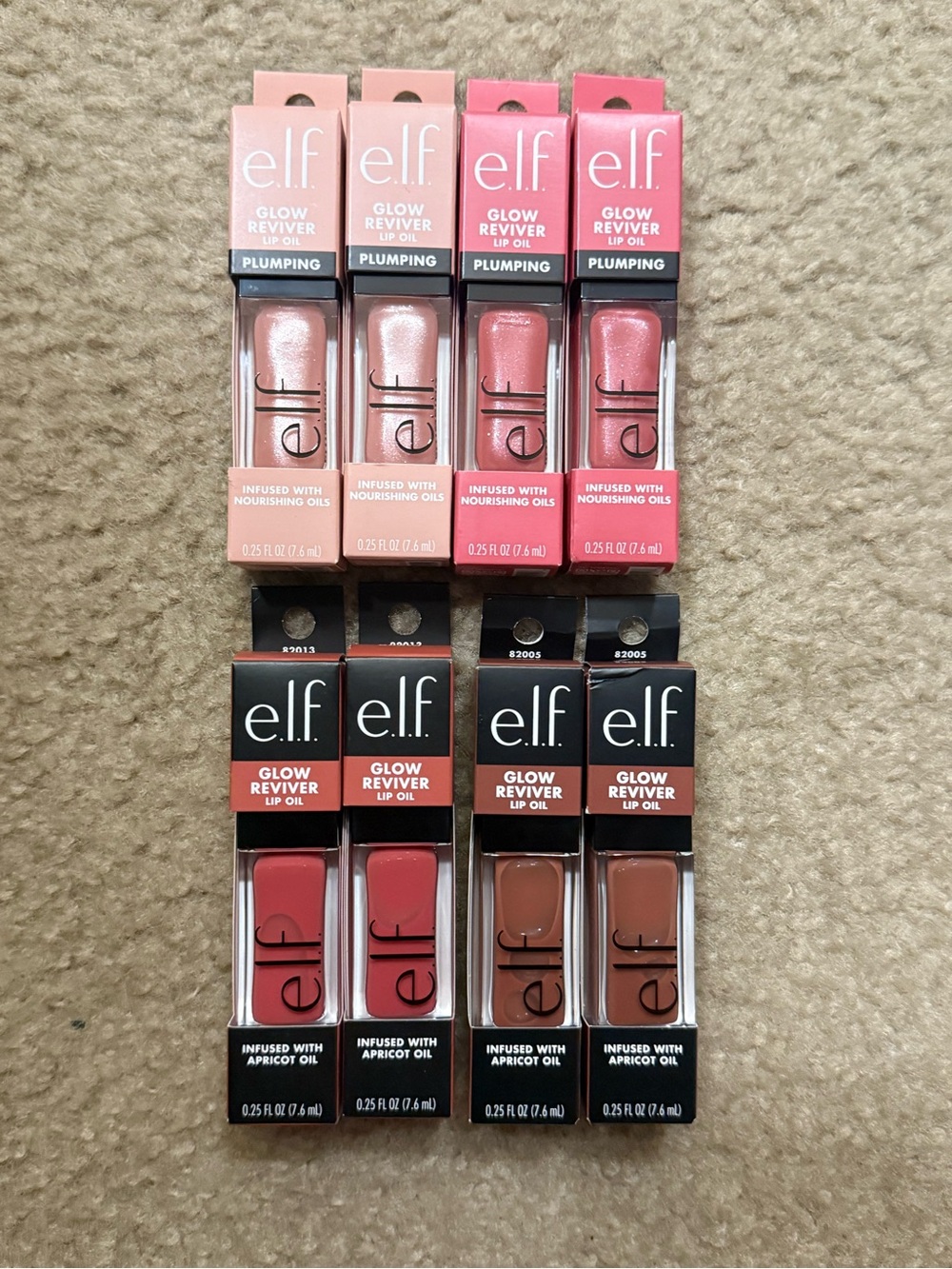Elf Glow Reviver Lip Oil (Bundle of 8)